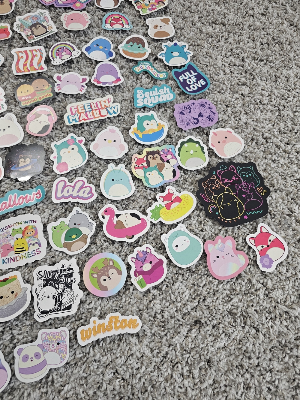 Assorted Squishmallows Sticker Pack - Pink & Multicolor - Picture 5 of 6